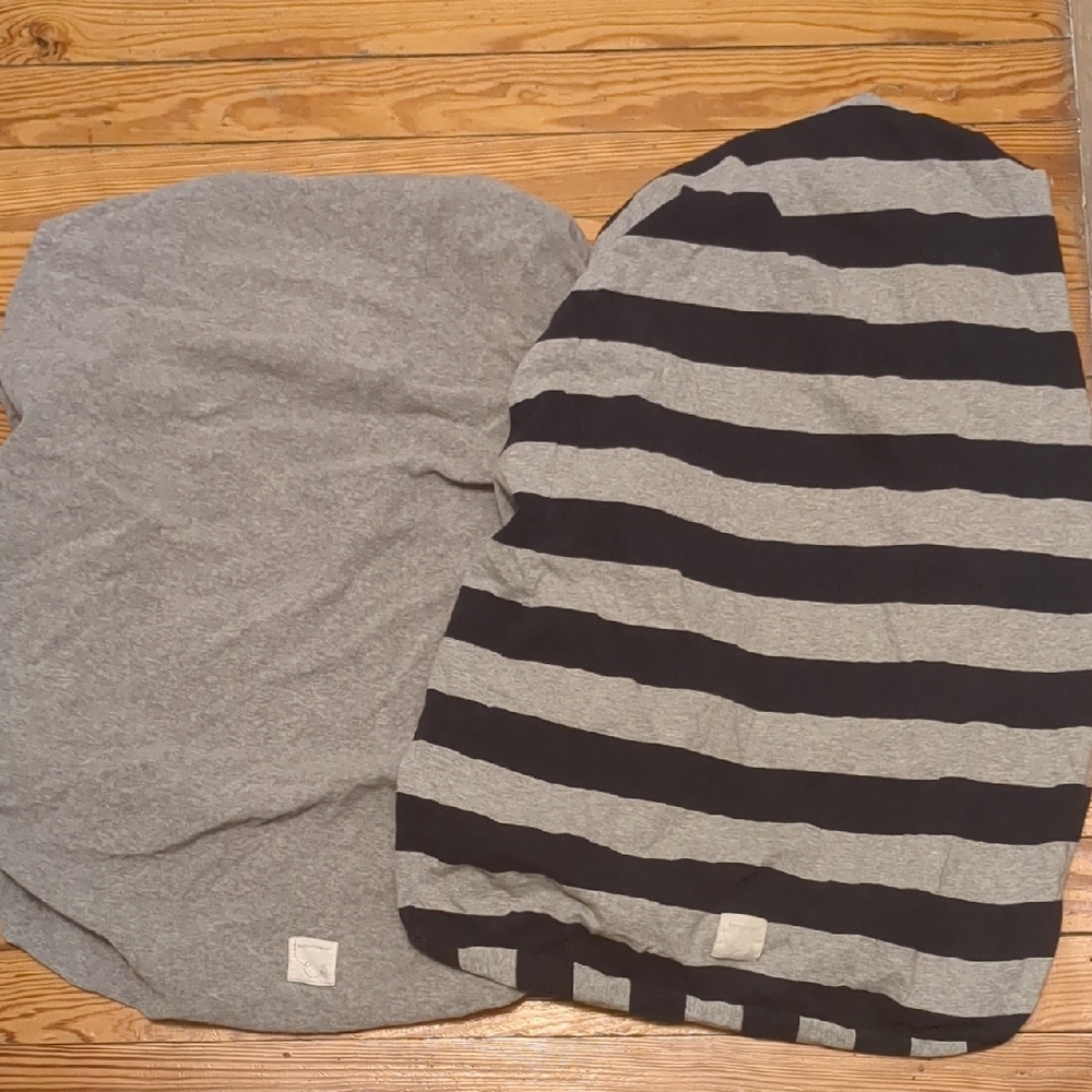 Set Of 2 Burts Bees Baby  Organic Cotton Changing Pad Covers